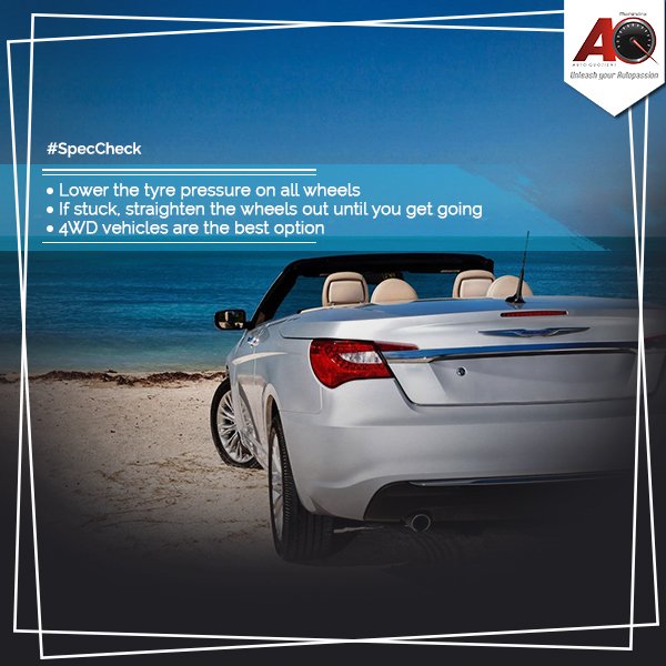mahindraaq's tweet image. Next time you plan to drive your vehicle over sand or on a beach, make sure you are ready #SpecCheck