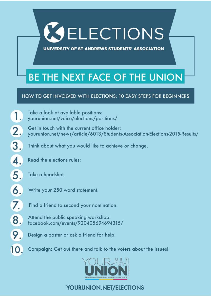 saelect's tweet photo. A beginners guide to getting involved with elections as a candidate.

Resources Link: https://t.co/fI9DmSV9fx https://t.co/XZOHbCcbnk