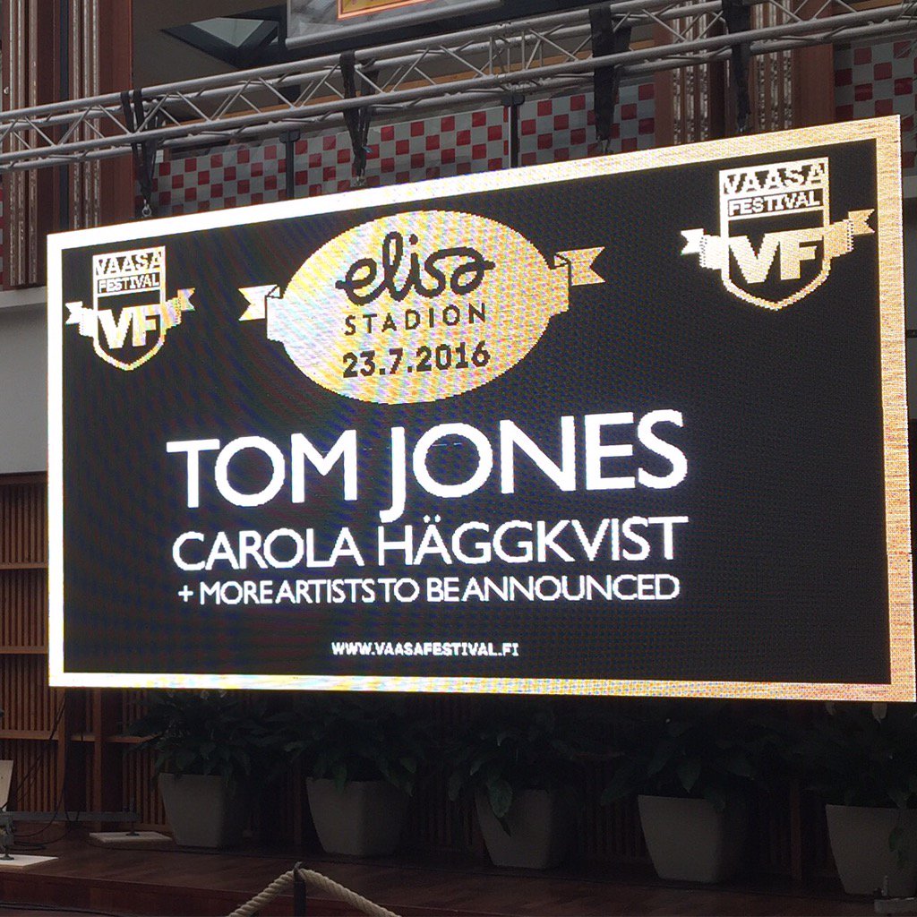 Vaasa Festival artistit julkistettiin Rewell Centerissä. #rewellcenter #vaasafestival #vaasa