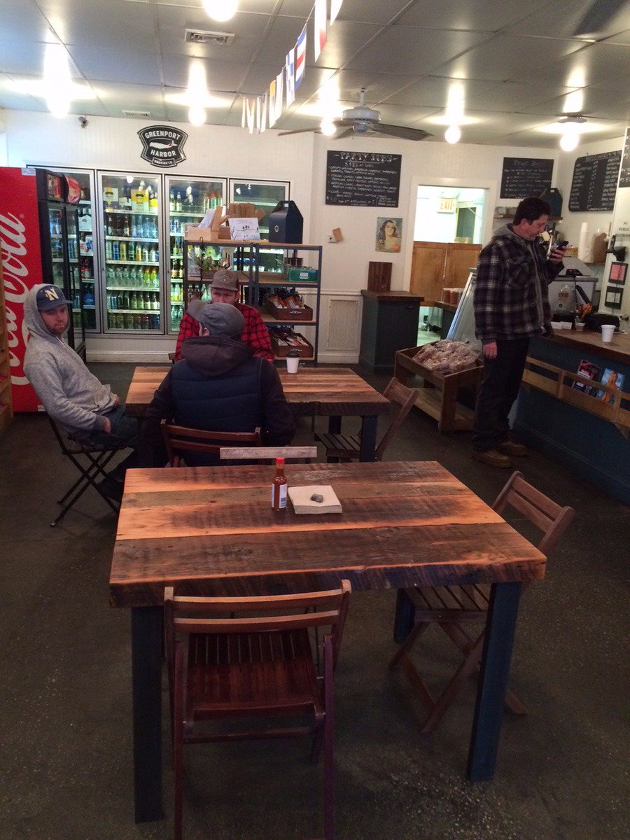 forkandanchor's tweet photo. Back open 4 biz with a new look! We've added a couple communal tables, so come in and enjoy a sandwich cozy indoors! https://t.co/T5qYQlz05m