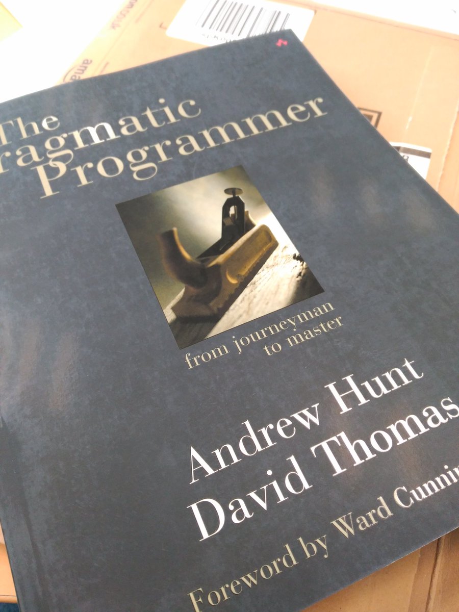 FGarciaMarin's tweet image. Next to read #thePragmaticProgrammer