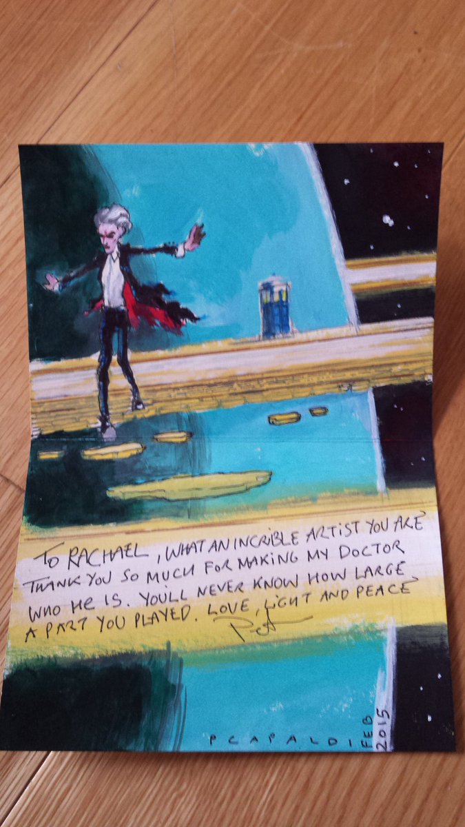 I GOT FANMAIL I'M CRYING OMG #doctorwho
#PeterCapaldi