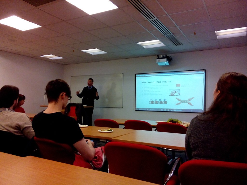 GiancarloF1's tweet photo. #UHatch  Entrepreneurial talk with GCU alumni Andrew Mason https://t.co/iycr0oyAGG