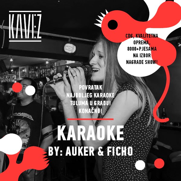 VintageIndBarZg's tweet photo. #KAVEZ karaoke četvrtak 18.2. od 19 sati https://t.co/Dpsaj7pw0i