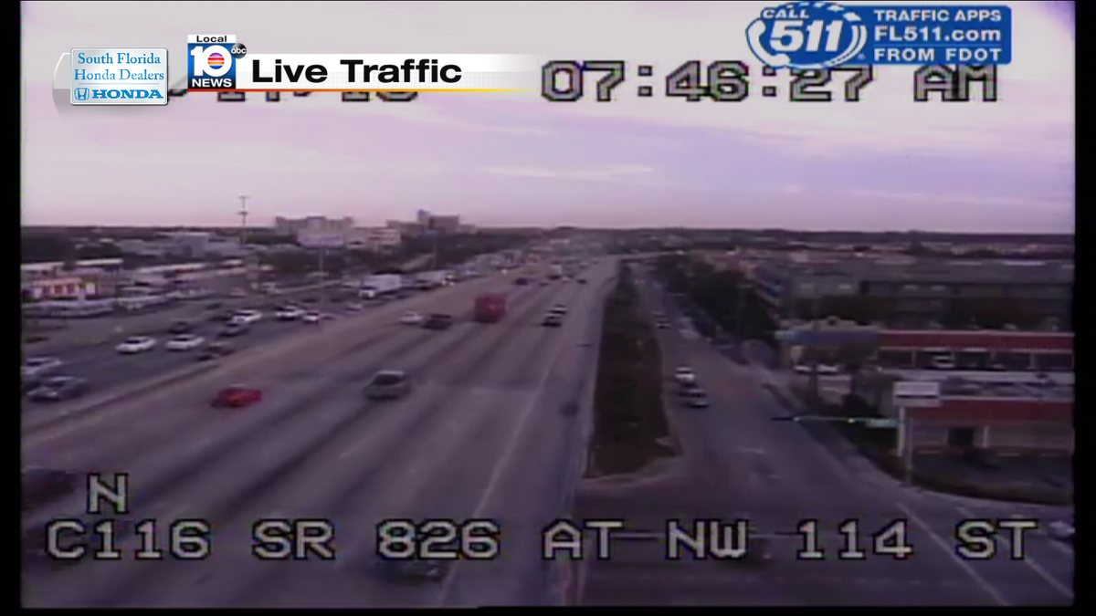 Crash on SR-826 SB and the Turnpike #TRAFFIC #MIAMI https://t.co/UCJZKCGnxL
