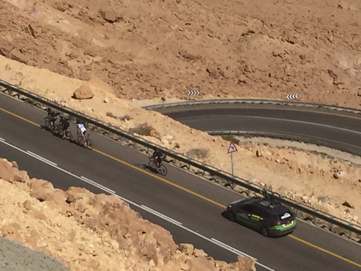 NSNCyclingTeam's tweet photo. training hard in 25 Celsius in one of the greatest training ground in the world: The Negev desert. @Cyclingnewsfeed https://t.co/nALvawpyXd