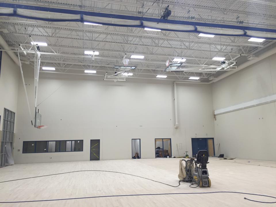 A sneak peek at SJPII's new gym! What sounds do you imagine when you see it? #ecsrd