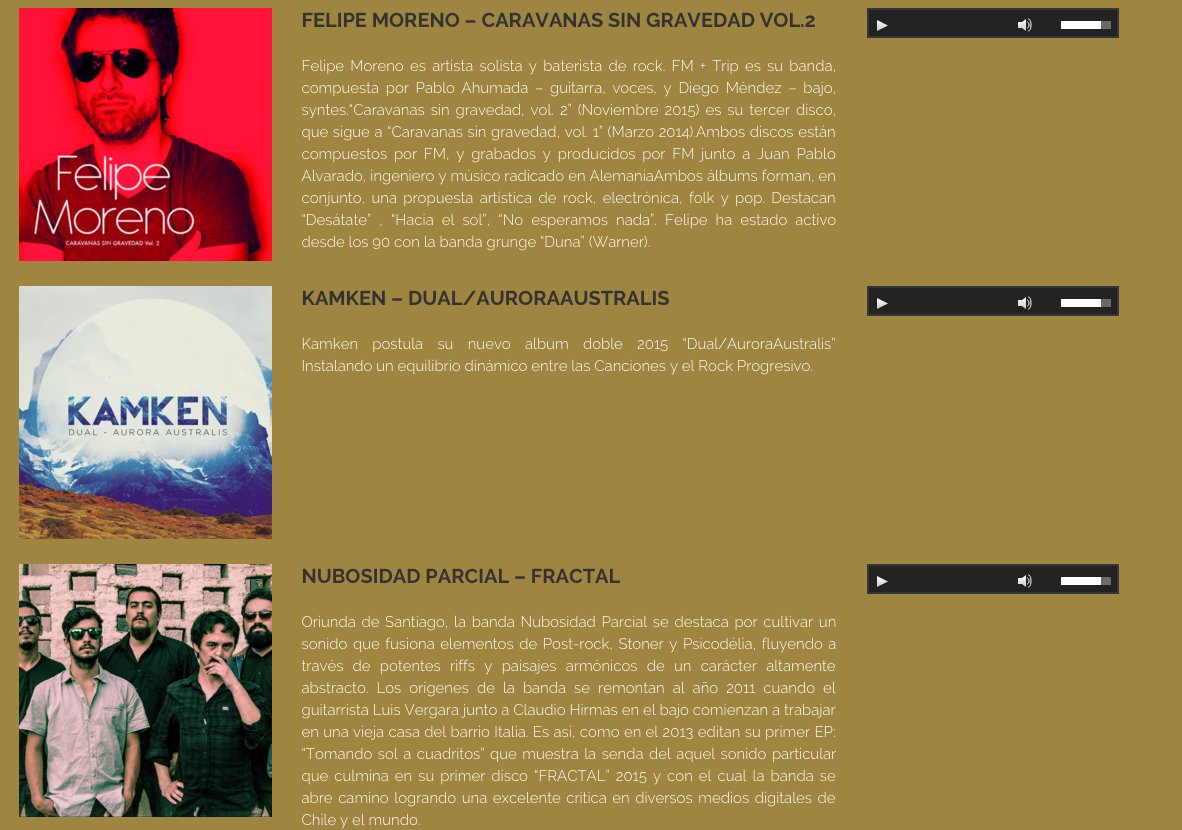 Ya postulando a los premios <a href="/PulsarCL/">Premios Pulsar 2026</a> c/ nuestro último disco, así da gusto comenzar el año premiospulsar.cl/2016/postulant…