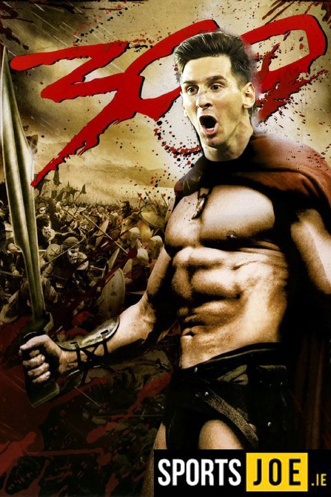 SportsJOEdotie's tweet photo. 300 La Liga goals for Lionel Messi. #ThisIsBarca https://t.co/Mo4WgCNbPi