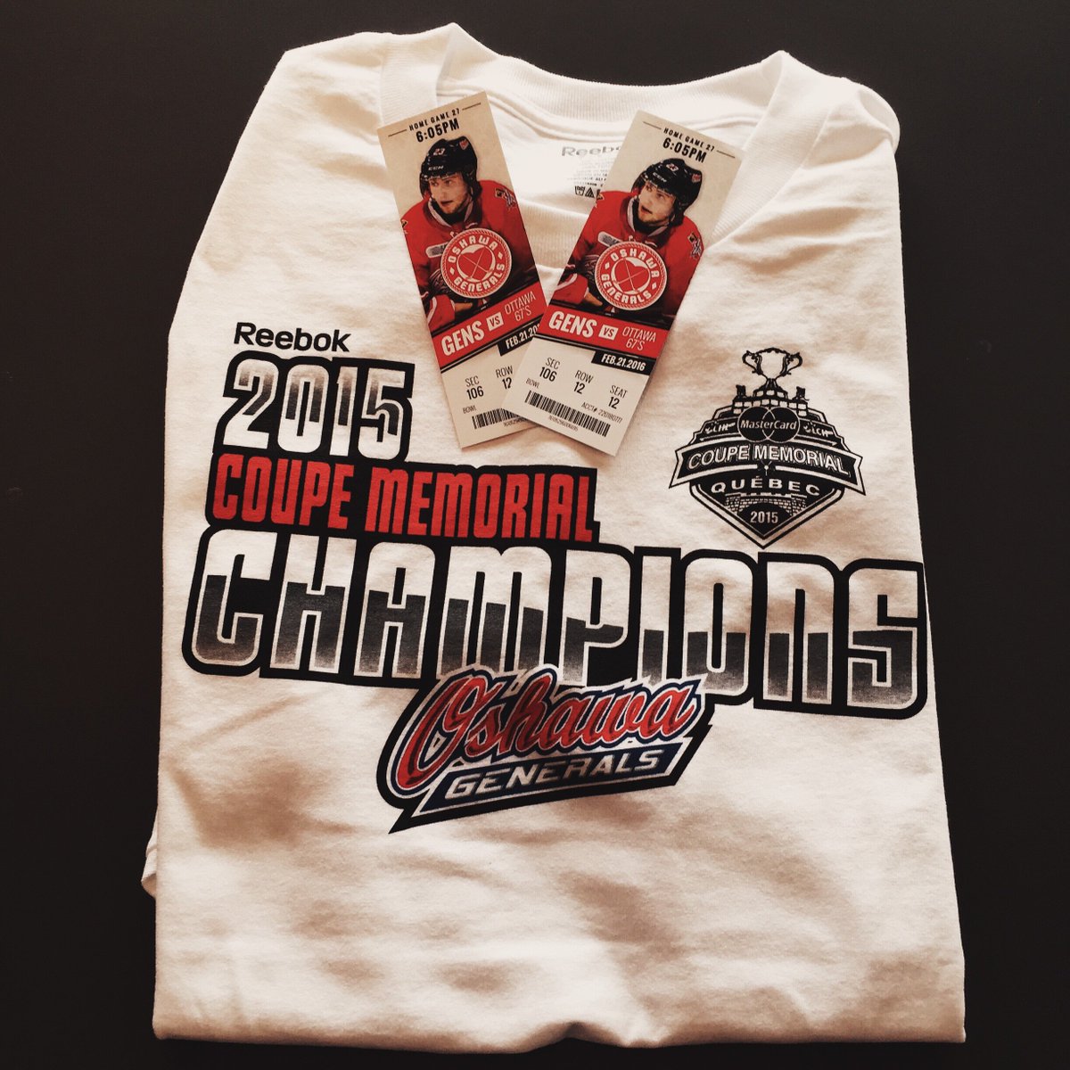 Oshawa_Generals's tweet photo. LIKE and RT this to win some tickets and a @MCMemorialCup tshirt! We'll announce the winner tomorrow #GensNation https://t.co/OFtt8y30bf