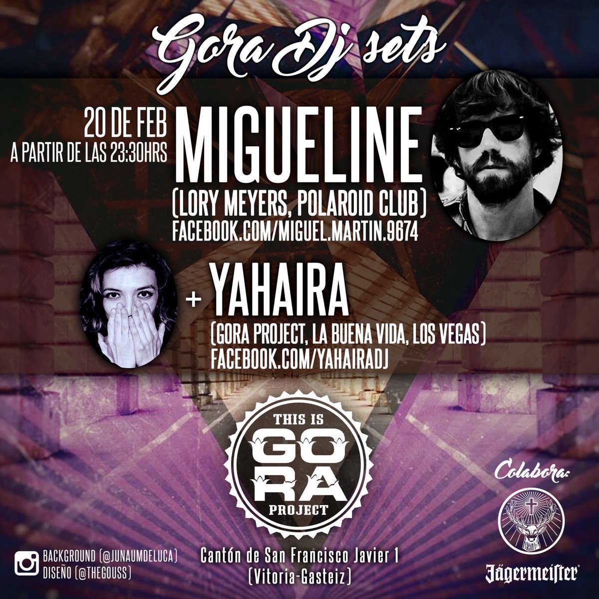 goravitoria's tweet photo. Este Sábado 20 nos visita MIGUELINE, guitarrista de @lorimeyersband  junto con YAHAIRA en una #DJ session Unica! https://t.co/3YmPgvakPB