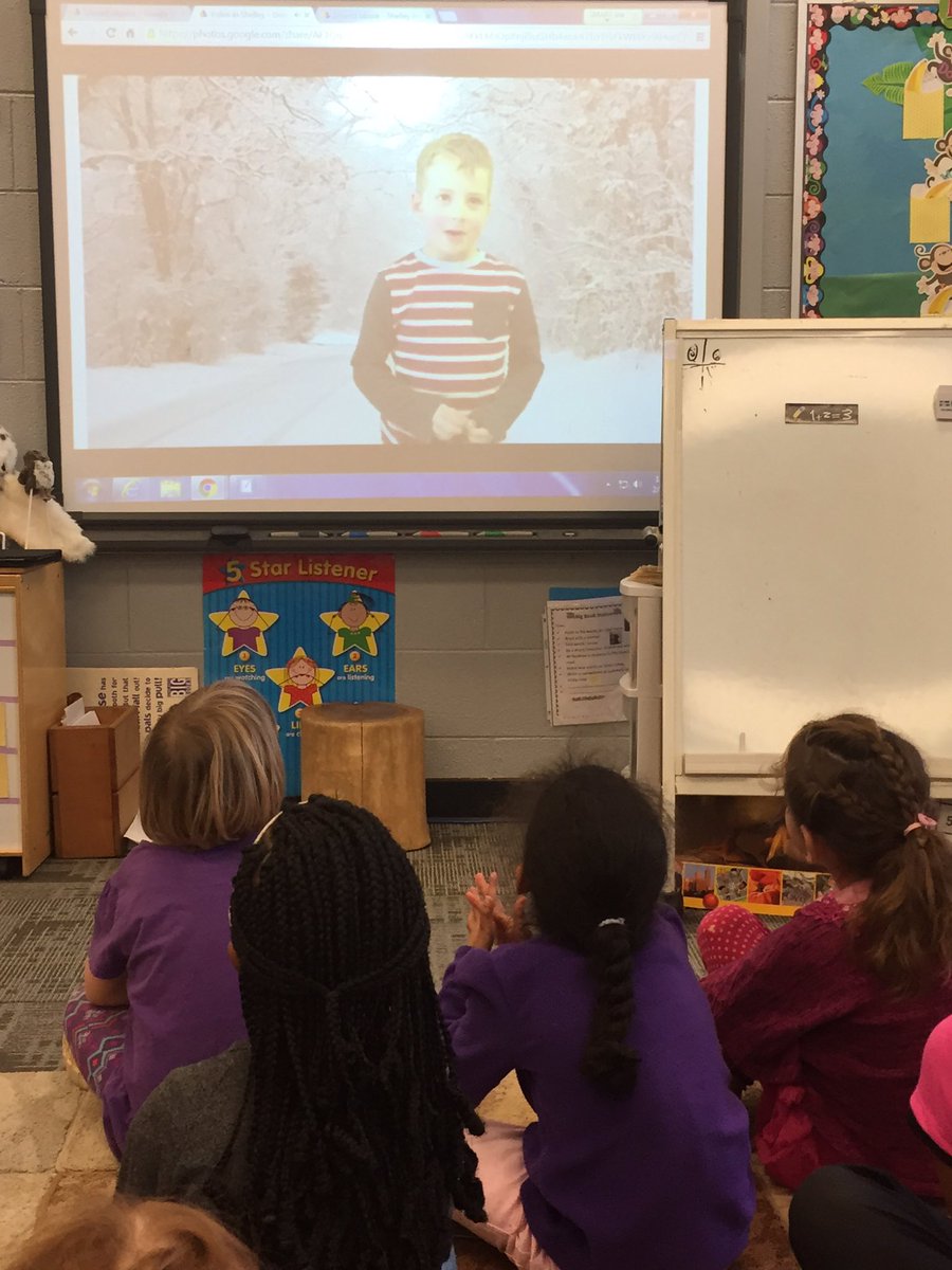 HallFletcherAVL's tweet photo. Kinders are so excited to watch their green screen videos! @HFE_Haney #acsdlday #ncdlday #dlday https://t.co/lFpIRFtaGT
