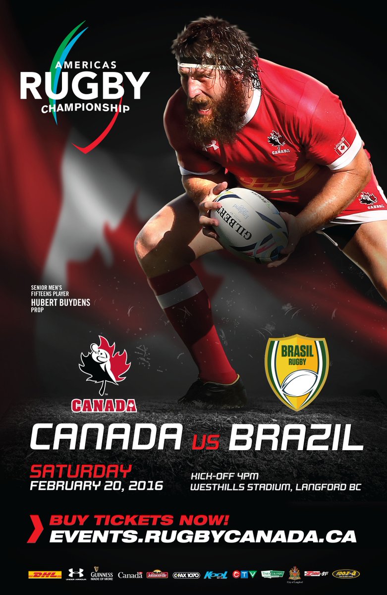 RugbyCanada's tweet photo. #Canada returns home to face @brasilrugby Saturday in #ARC2016 action! Tickets > https://t.co/mQhLQXxMwj #REDNATION https://t.co/j4gxjF8BIy