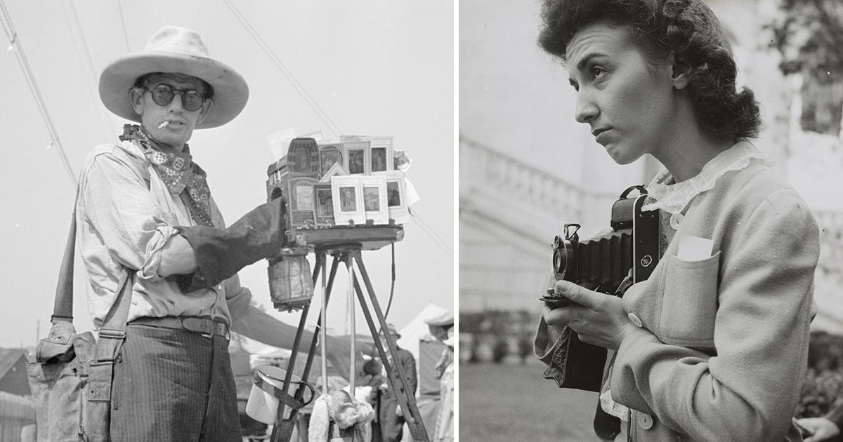 petapixel's tweet photo. Photos of photographers in the Great Depression: https://t.co/vcCqxdqAsN https://t.co/6kAr46q2gb