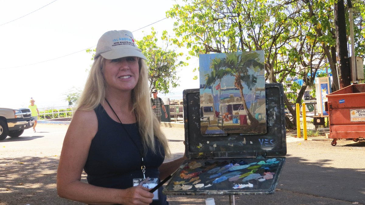 These #Artists #inspire &amp; #empower lives w/ #show of #Art #Talent #PleinTalk @ 2016 #Maui #PleinAir Invitational!