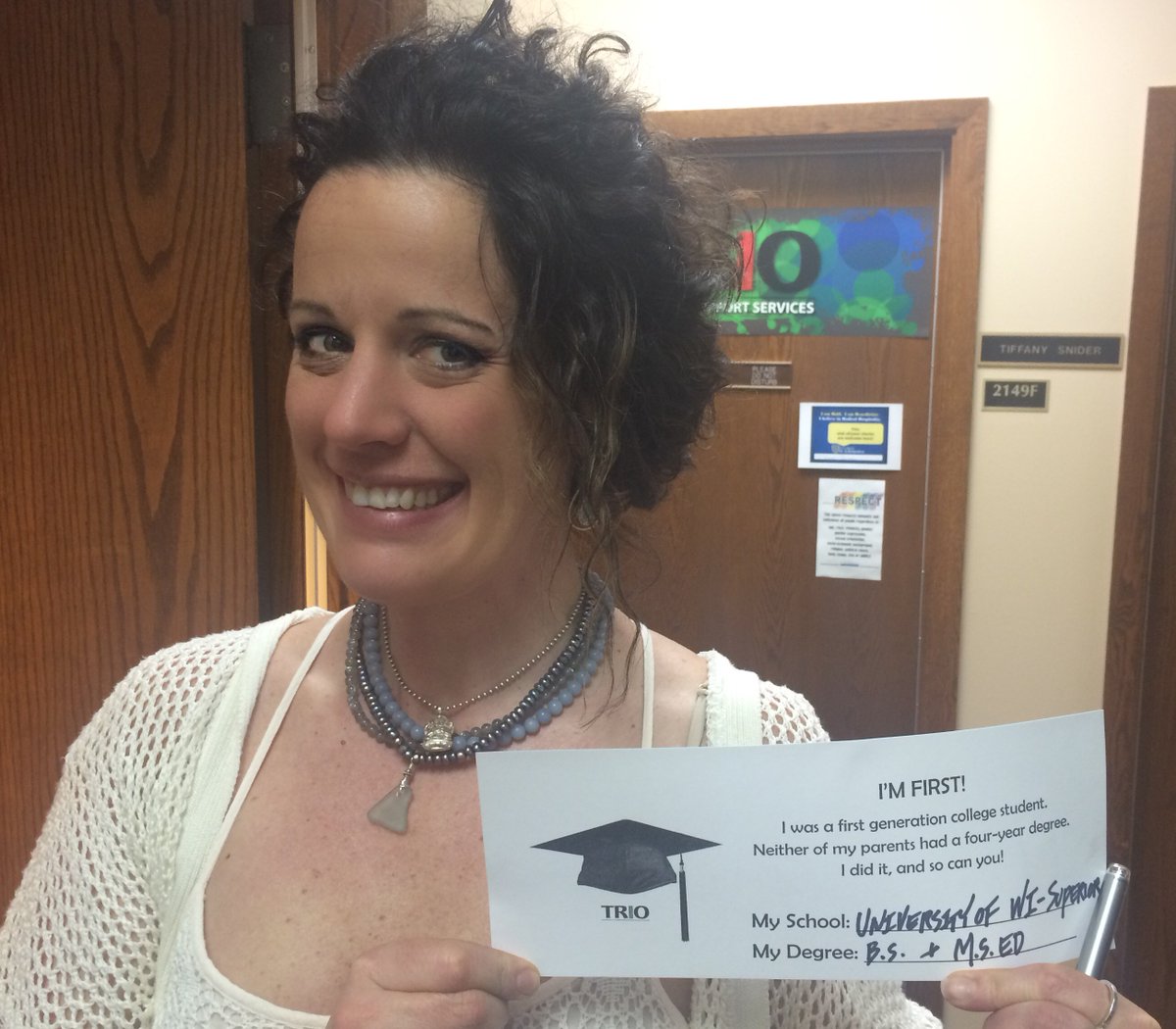 CSSMcNair's tweet image. We are first! Celebrating first-gen students! 

Grab your placards in any TRIO office.

#css #triodays #csstriodays