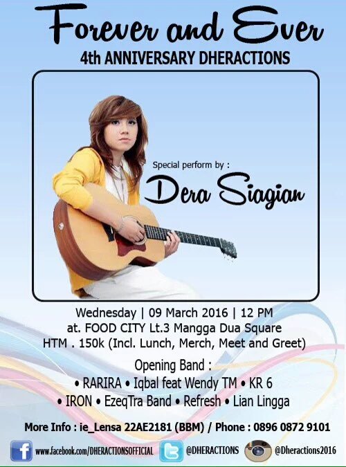 DHERACTIONSPTK_'s tweet photo. Lets Come &amp; Join Us. Forever&amp;Ever ada kak @deraa93 &amp; @DHERACTIONS lainnya. Jangan sampai ketinggalan ya...👇 https://t.co/0FS1AKLu4E