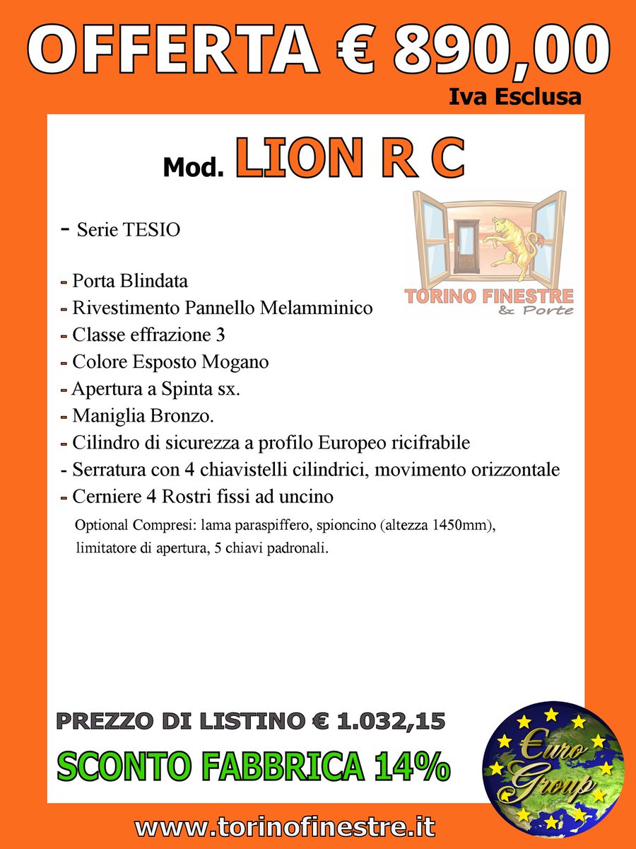 torinofinestre's tweet photo. https://t.co/jdEA1wvmkB #offerta #porte, #portablindata #Tesio in #promozione a € 890,00 da #Torino #Finestre https://t.co/ckdkKEfOO9
