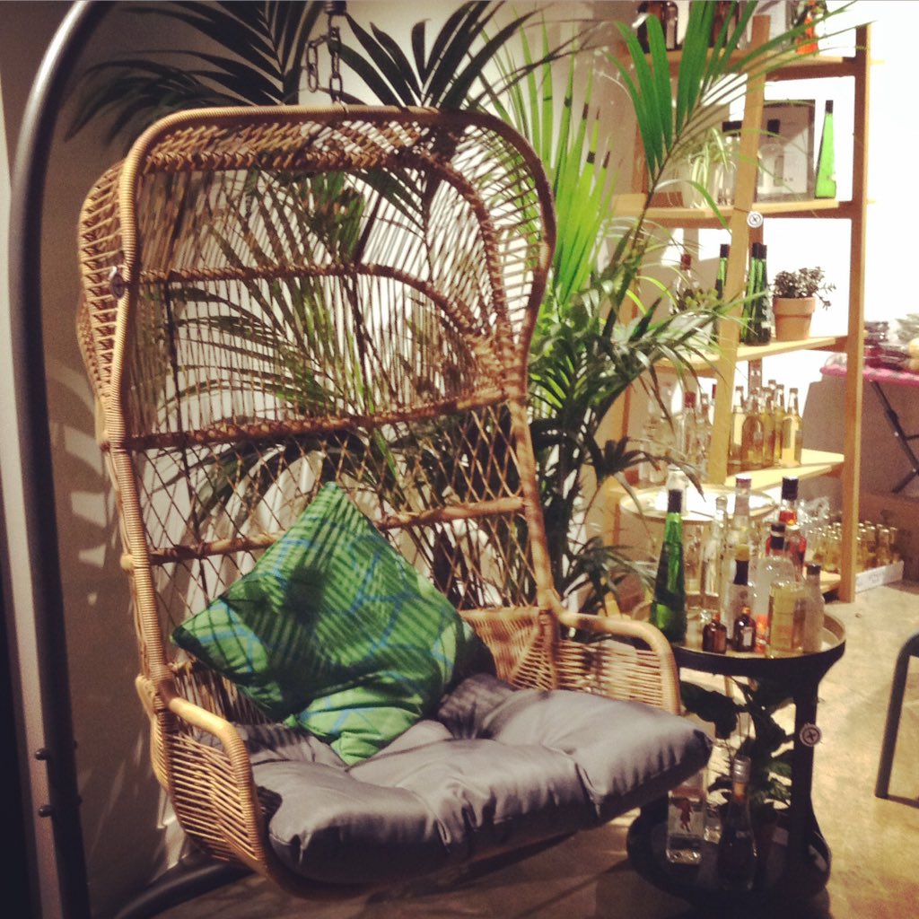 madedotcom's tweet photo. Hanging around by our new Lyra hanging chair at #MADEoutdoor π Cocktail anyone? #YesPlease https://t.co/leCBGoeQ50