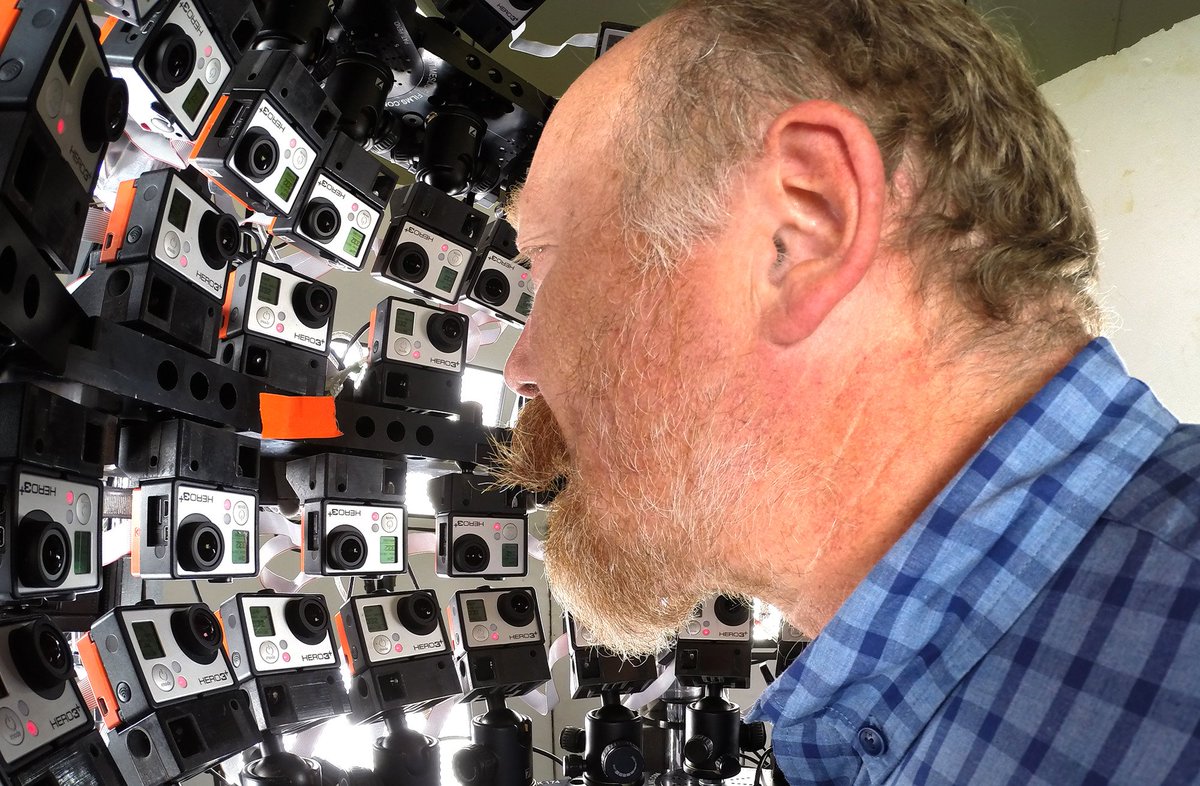 TechCrunch's tweet photo. This Insane Rack Made Out Of 53 GoPros Captures 3D Movies https://t.co/auncwsbL92 by @romaindillet https://t.co/Pynkpgp2KM