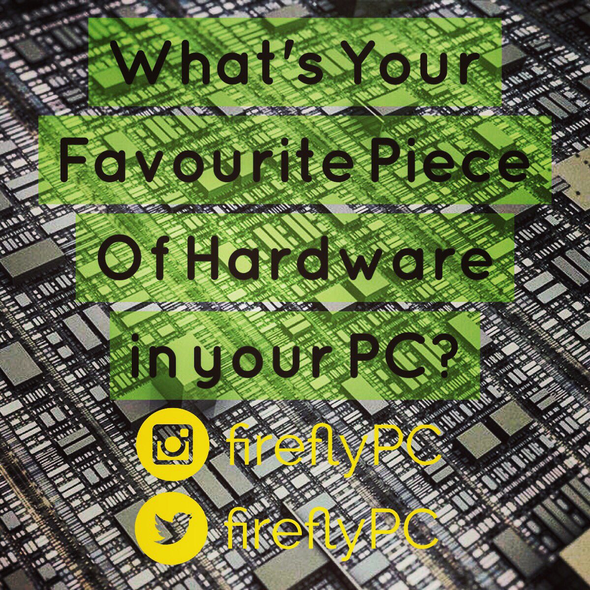 FireflyPC's tweet photo. Comment below people! #PC #PChardware #motherboard #cpu #ram #hdd #ssd #psu #case #sexypc #pcmasterrace https://t.co/I3Yup7Ep8D