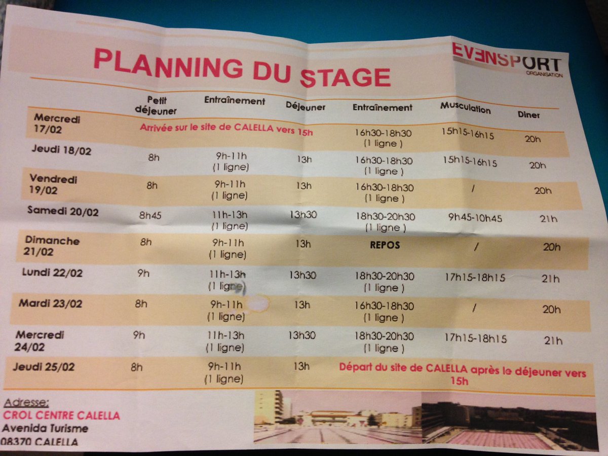 Arrivé en stage à Calella (ESP) cet aprèm avec le groupe élite de Grenoble Nat'.
Premier entraînement ? FROID !!!😑❄️