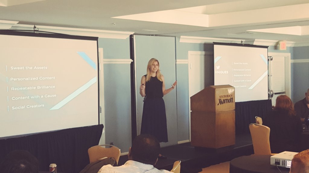 Wazza_G's tweet photo. Stacy waxing lyrical on Storytelling beyond :30 #STSGlobalSummit #twitter https://t.co/Z1lDWj1Axk