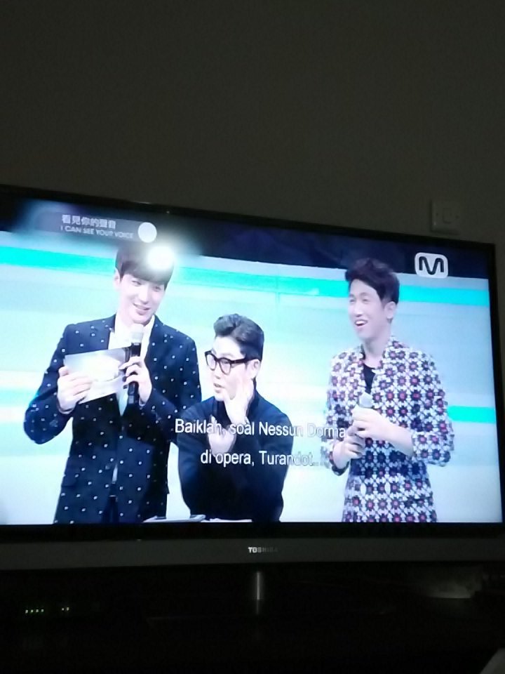 ollaOLYVIA___'s tweet photo. @TRANSTV_CORP ini acara i can see your voice di korea, klo di indonesia bikin bagus juga! #ICanSeeYourVoice https://t.co/dAjAe9EzLe