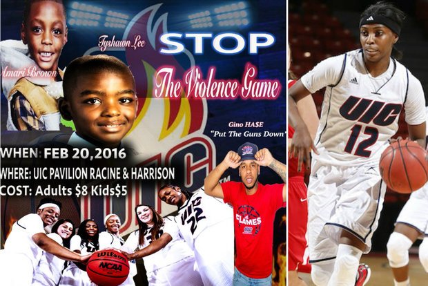 BlockClubCHI's tweet photo. Top college hoops star inspired to launch "Stop the Violence" game after 7-year-olds killing https://t.co/Pgi5KRou5F https://t.co/9YcHjr0Zi1