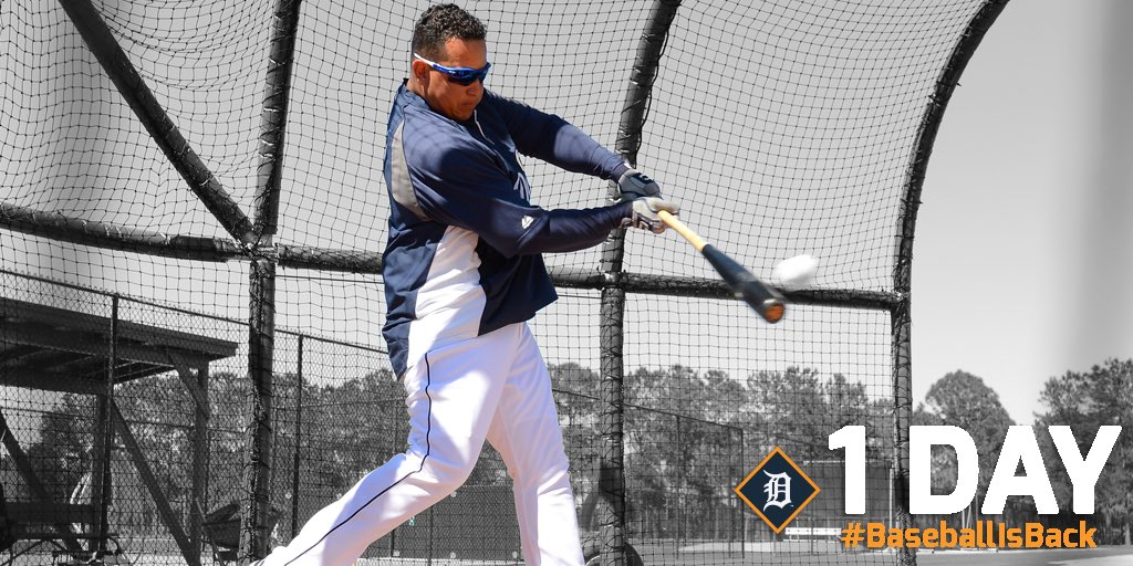 tigers's tweet photo. TOMORROW! 
#BaseballIsBack

⚾️☀️🌴 https://t.co/mLfgnUqitX