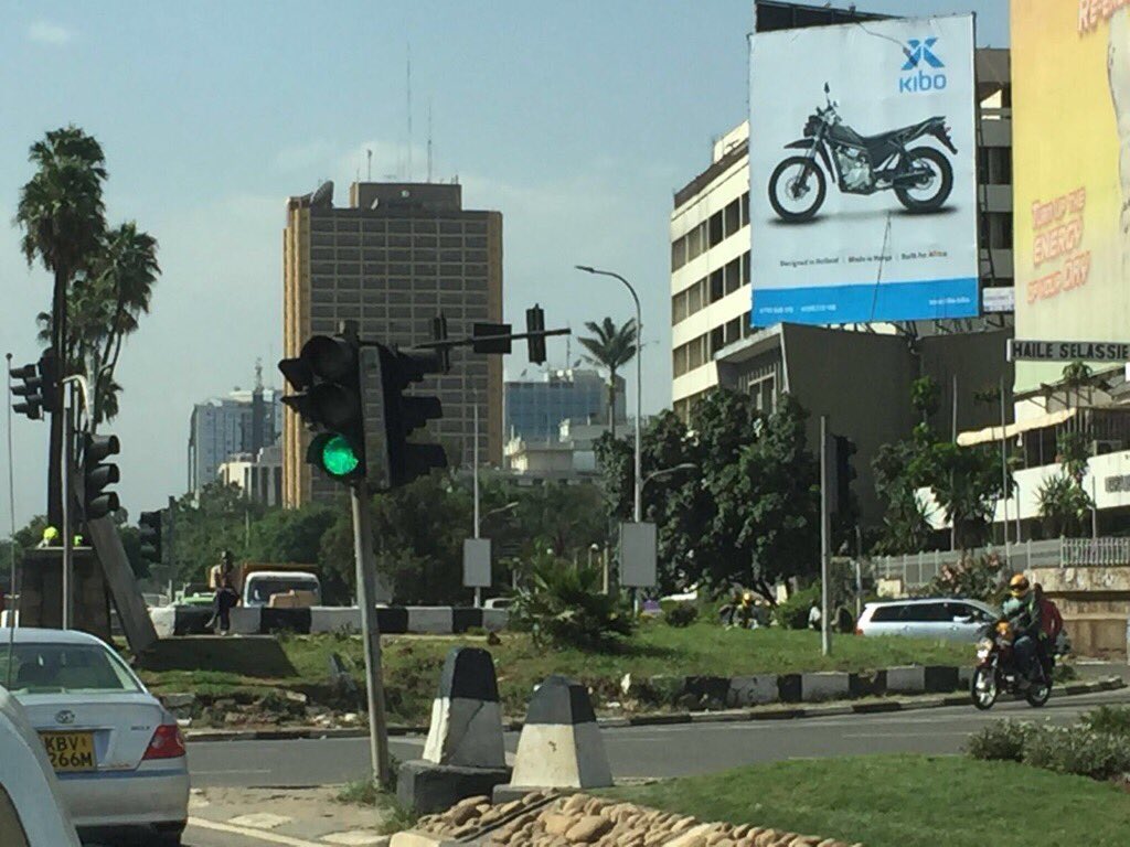 And our first billboards are on the road <a href="/kiboafrica/">Kibo Motorcycles</a> K150 #builtforafrica #madeinKenya