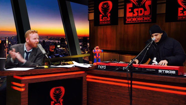 EastSideDave's tweet photo. Hey, hey!  It's @EastSideDave and @LuisJGomez on the #EastSideDaveShow!!  BAM!  #SnakeMates!  #Hiss!  #ESDS!! https://t.co/fJ1GYo8Cyp