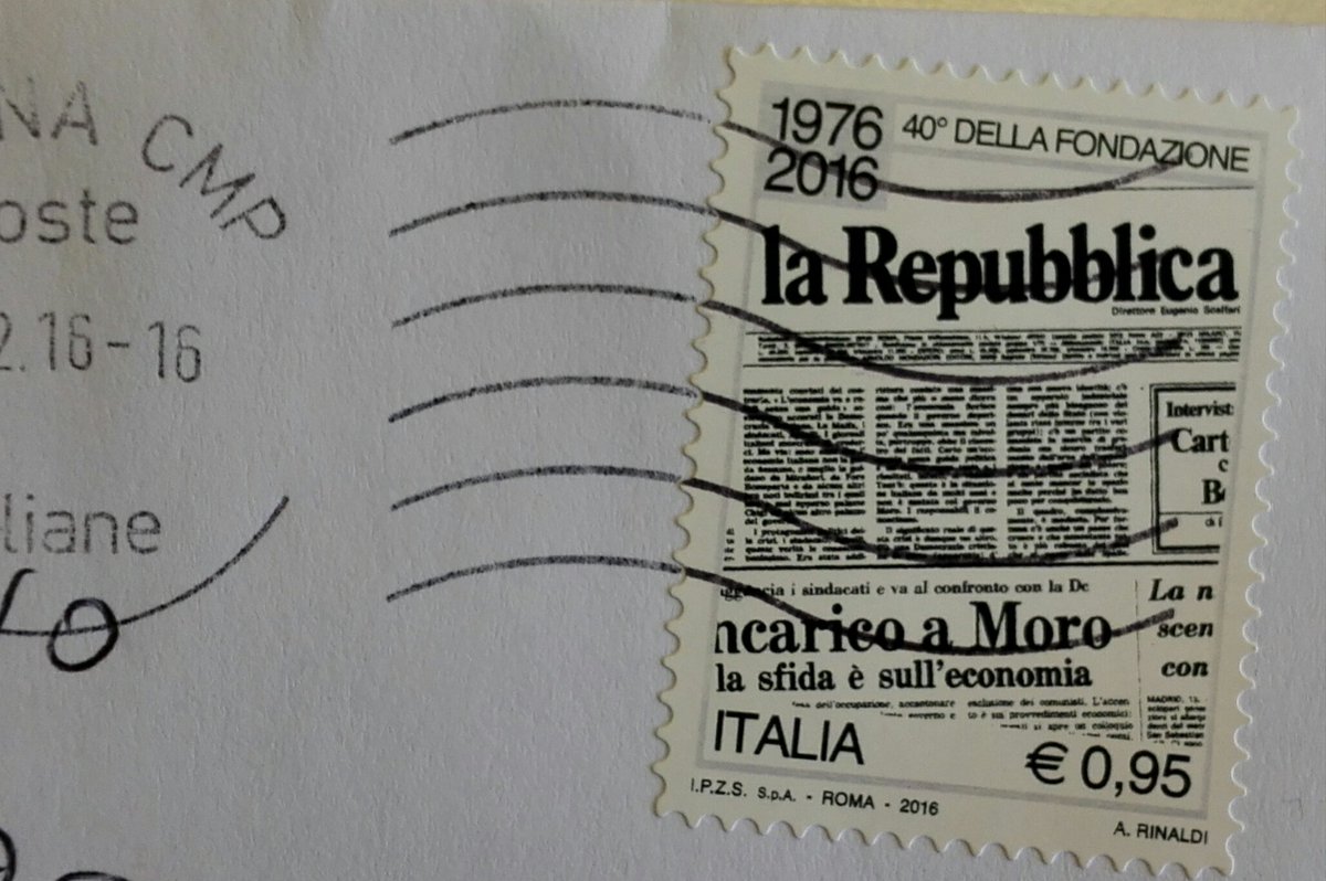 andreaselva's tweet photo. C'è posta per te: recapitata oggi #rep40  @repubblicait @pazzoperrep https://t.co/aZMUxGQ8Hg