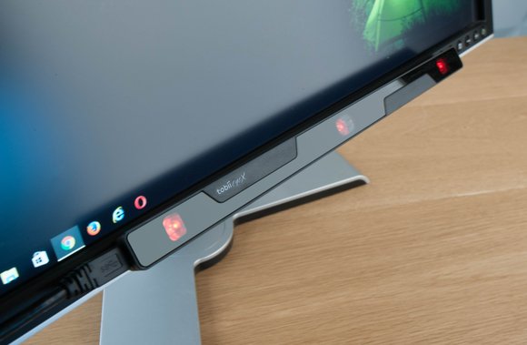 pcworld's tweet photo. Tobii eyeX’s eye-tracking 'mouse' tech sounds like magic. Does it live up to the promise? https://t.co/pwwzzC6Plx https://t.co/UzpCykpfNg