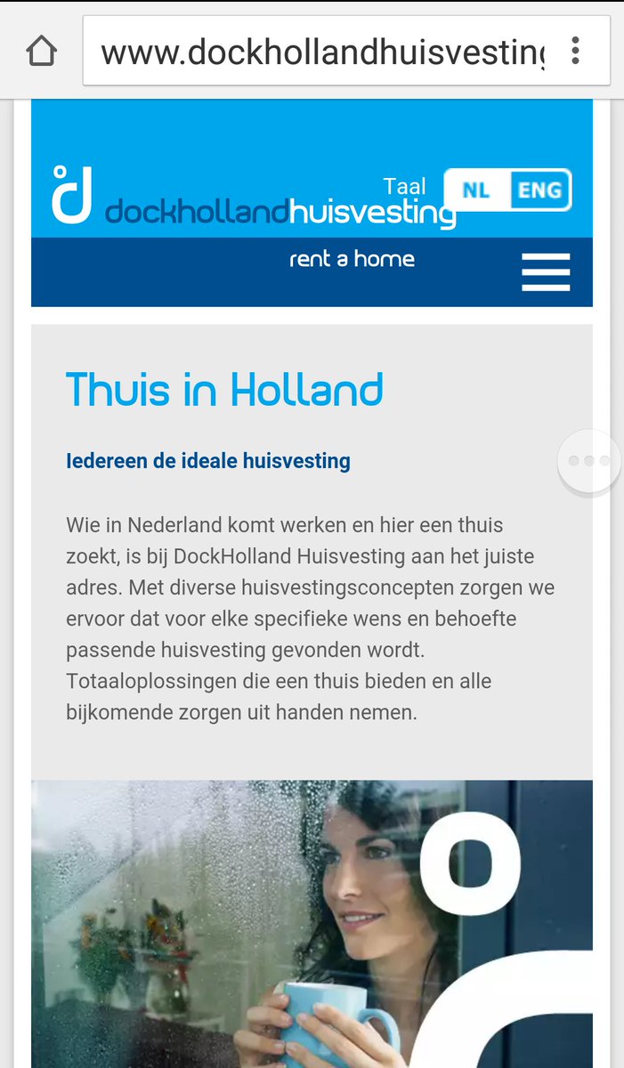 DockHolland's tweet photo. de website van @DockHolland #huisvesting is verbeterd, nu ook goed te bereiken via #mobile #devices! https://t.co/mZ2nEZeFyN