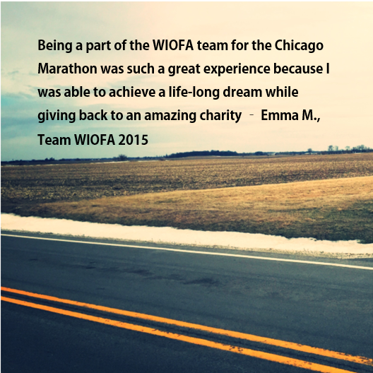 WIOFA's tweet photo. Learn more and join us on Team WIOFA 2016! https://t.co/vokCMOvv5s #whyIwiofa #run #marathon #inspiration https://t.co/rH1yUNZBVU