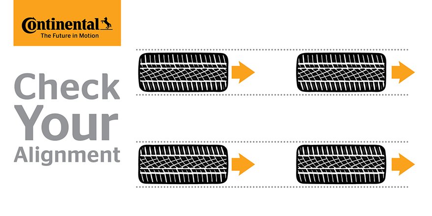continentaltire's tweet image. Potholes, snow, curbs, it's easy for your car to be mis-aligned. Proper alignment extends the life of your tires.
