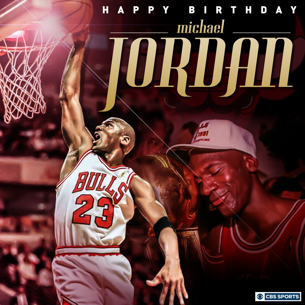CBSSportsNBA's tweet photo. Wishing His Airness a great 53rd.

Happy birthday Michael Jordan! https://t.co/D96sRfuLJa