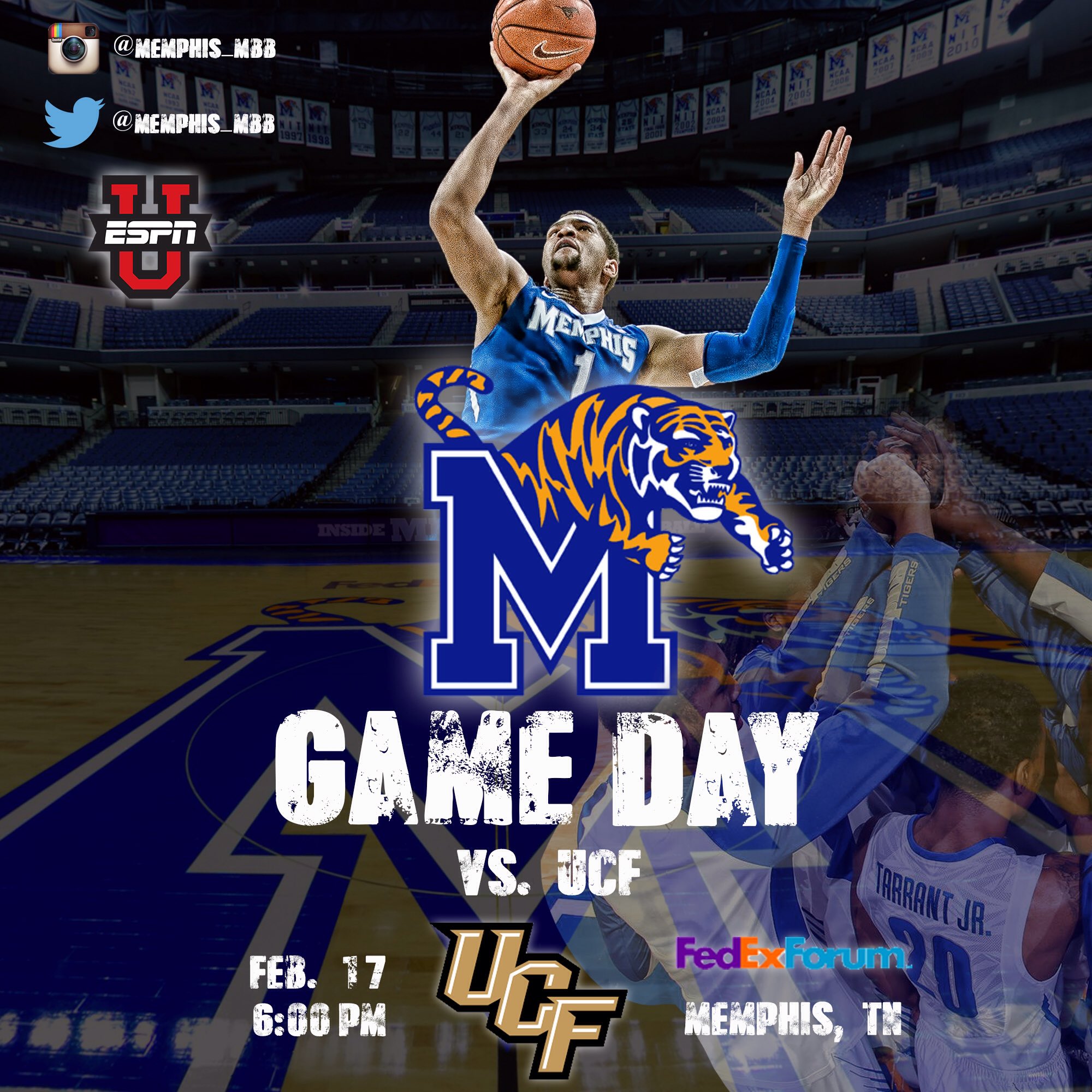Memphis Basketball on Twitter "GAME DAY!!! 6pm tonight vs Memphis Basketball on Twitter "GAME DAY!!! 6pm tonight vs