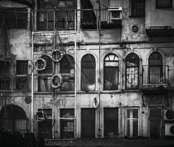 Exhausted in the city...