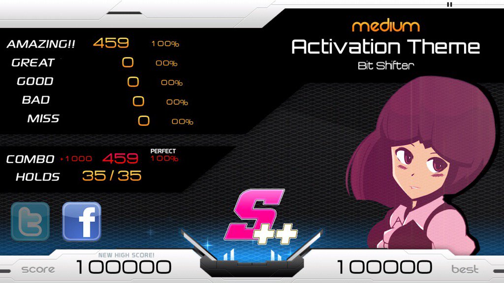LoppinPoppin's tweet photo. Rhythm Control 2のActivation Theme Mediumで100000ポイントを獲得。#RhythmControl2 https://t.co/0lC2BPmMaa https://t.co/NpcoFTftAg