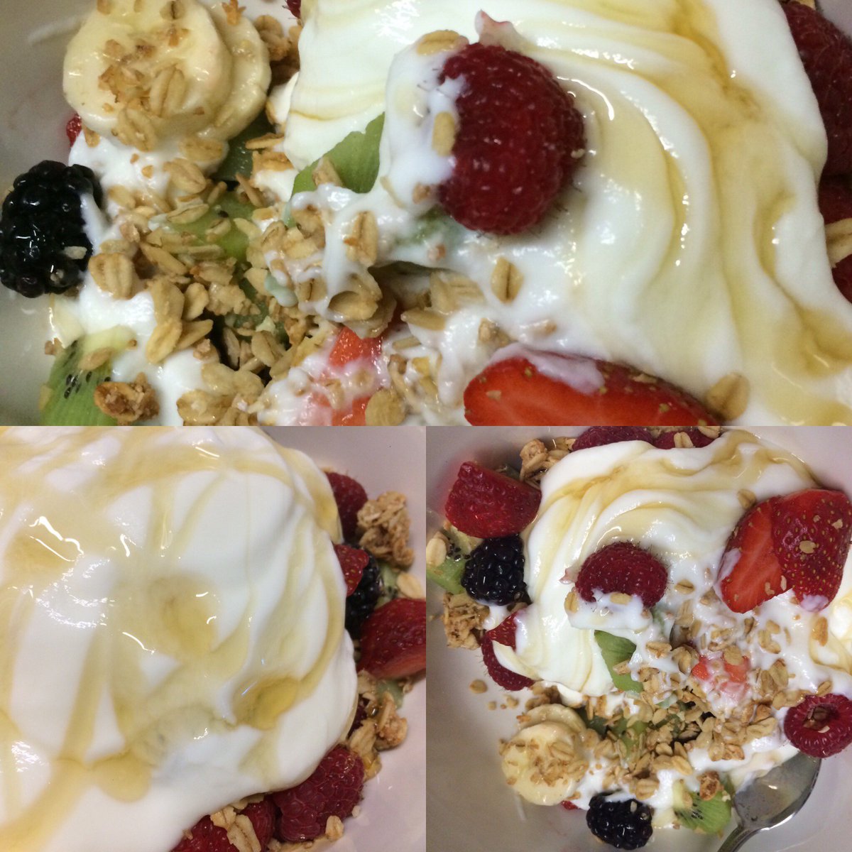 Fresh fruit granola parfait  today?