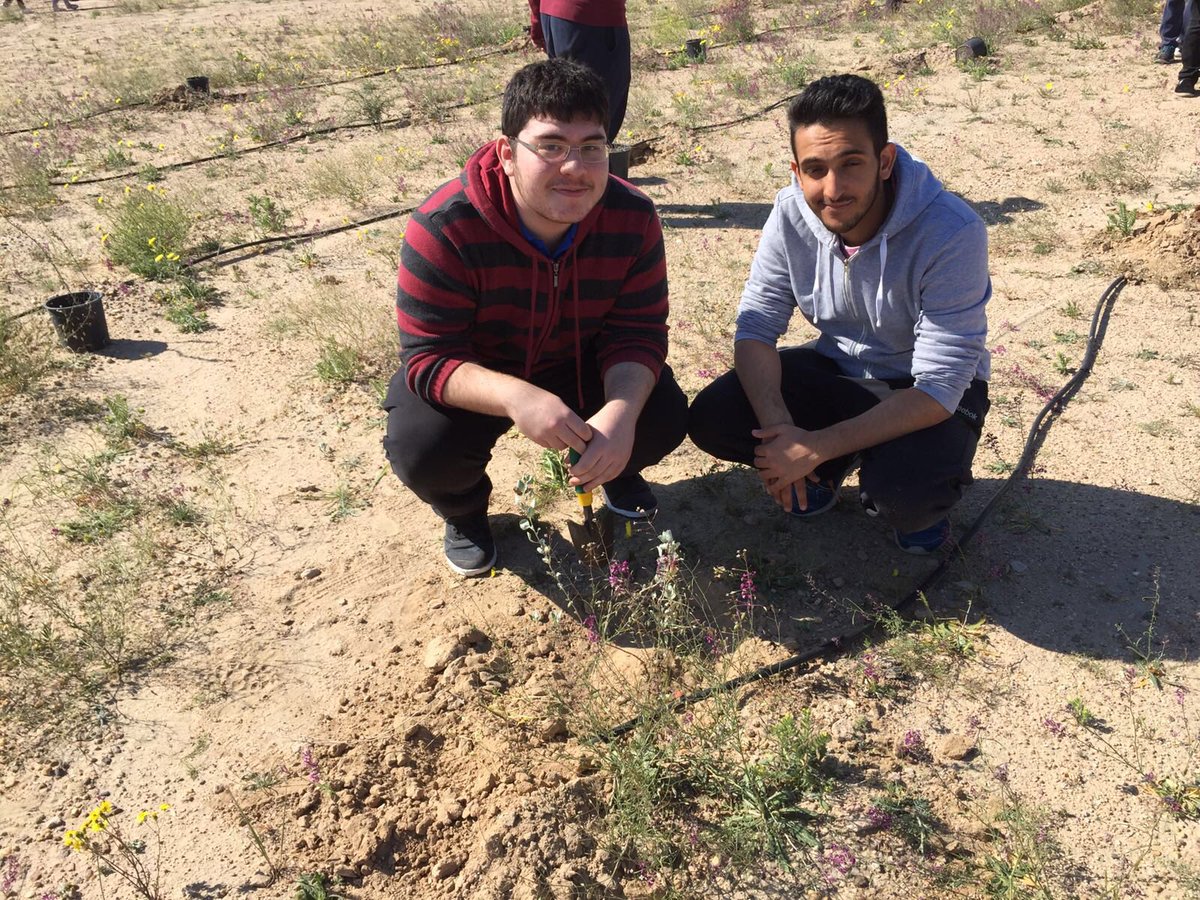 ACAHSBC's tweet photo. ACA-NHS students serving the community through restoration of the desert for the Liwah Eco-project. https://t.co/FDRQ8Yf4kY