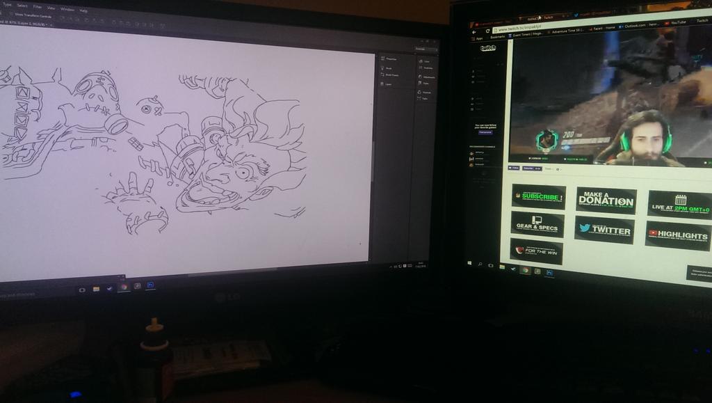 MoseleyHenry's tweet photo. #overwatch drawing , @impaktlol stream and chill https://t.co/2YT5YMMvC8