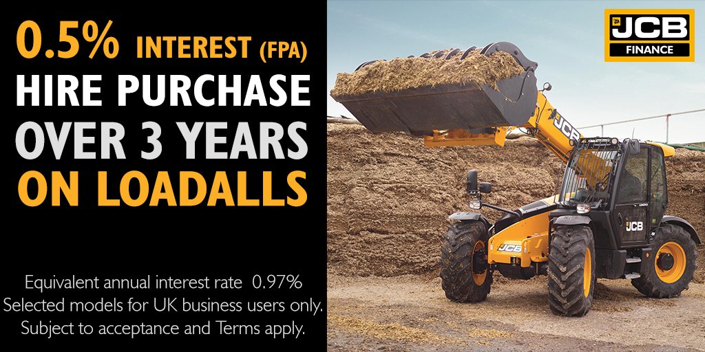 JCBFinance's tweet photo. Take a look at the latest offers available through #JCBFinance: https://t.co/F1vjVzyy5J #Loadalls #JCB #Agriculture https://t.co/EbpX1DsajN