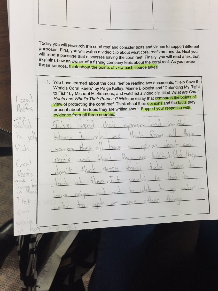 Collaborative sharing and analysis of student work