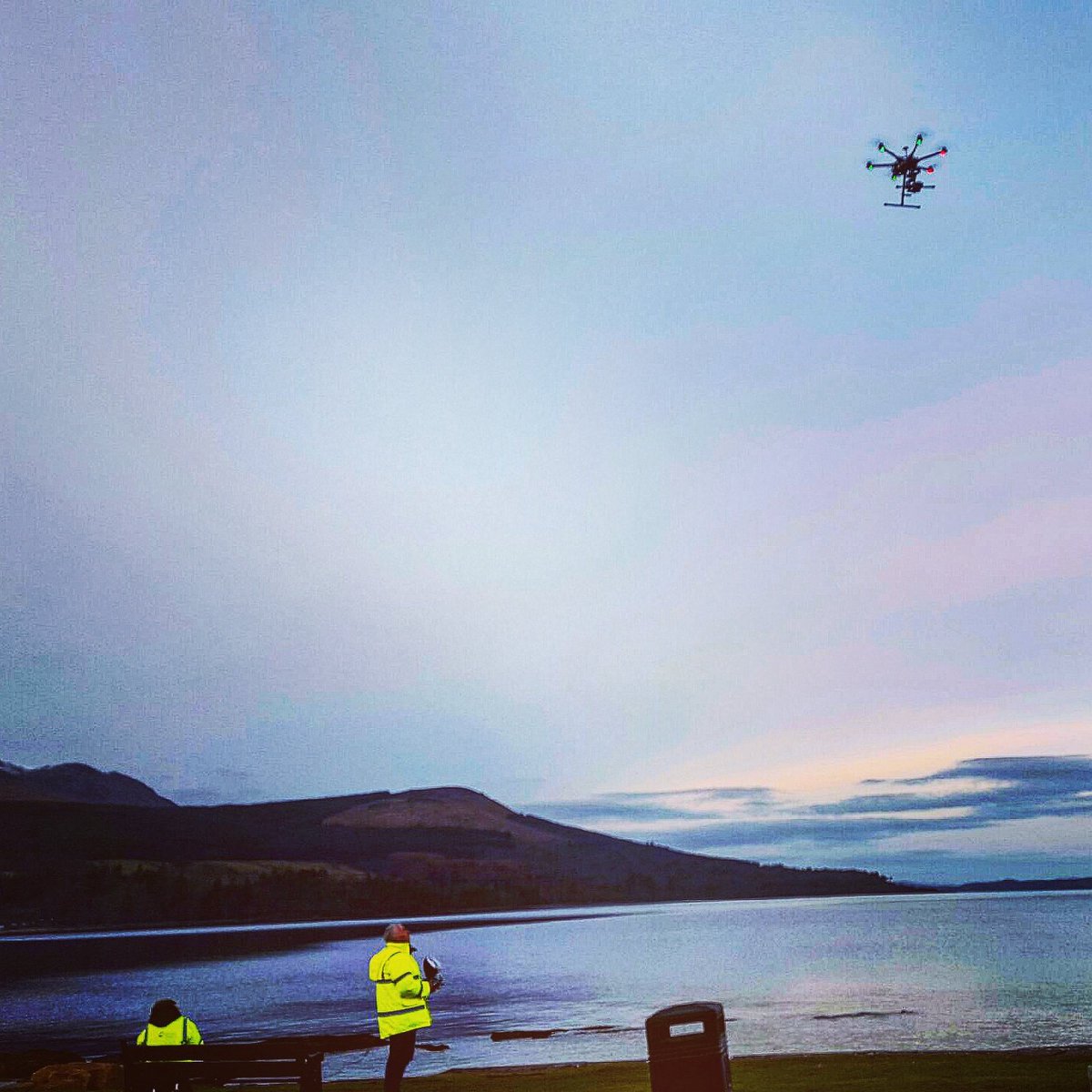 Atom_Aerial's tweet photo. #flying high over #arran. #dji #s900 on a #beautiful #winters #day https://t.co/ypW1nRkWkM