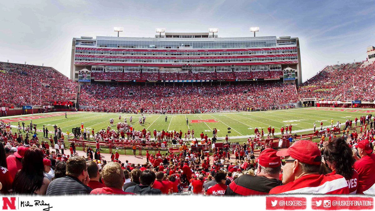 HuskerFootball's tweet photo. Less than 60 days until a red spring hits Memorial Stadium.

🔴⚪️ Game. #GBR https://t.co/irdigOoSLR