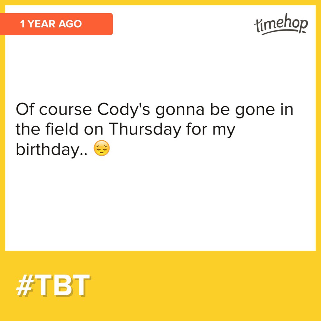 mrsdomarnold's tweet photo. Lol at the fact that I thought Cody being in the field for a couple of days was bad... 😂 https://t.co/GelmDMqHbf