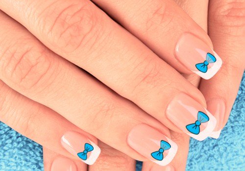 nailartrtk's tweet photo. Acrylic Nails Blue Bows Nail Art Design #naildesign https://t.co/e6qVG5xDro